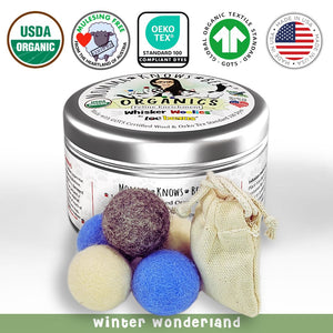 Cat ball toys Winter Wonderland by toe beans