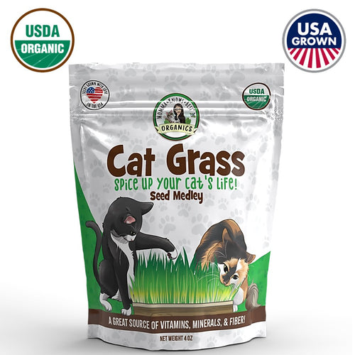 Cat Grass | USDA Organic | Grown in the USA