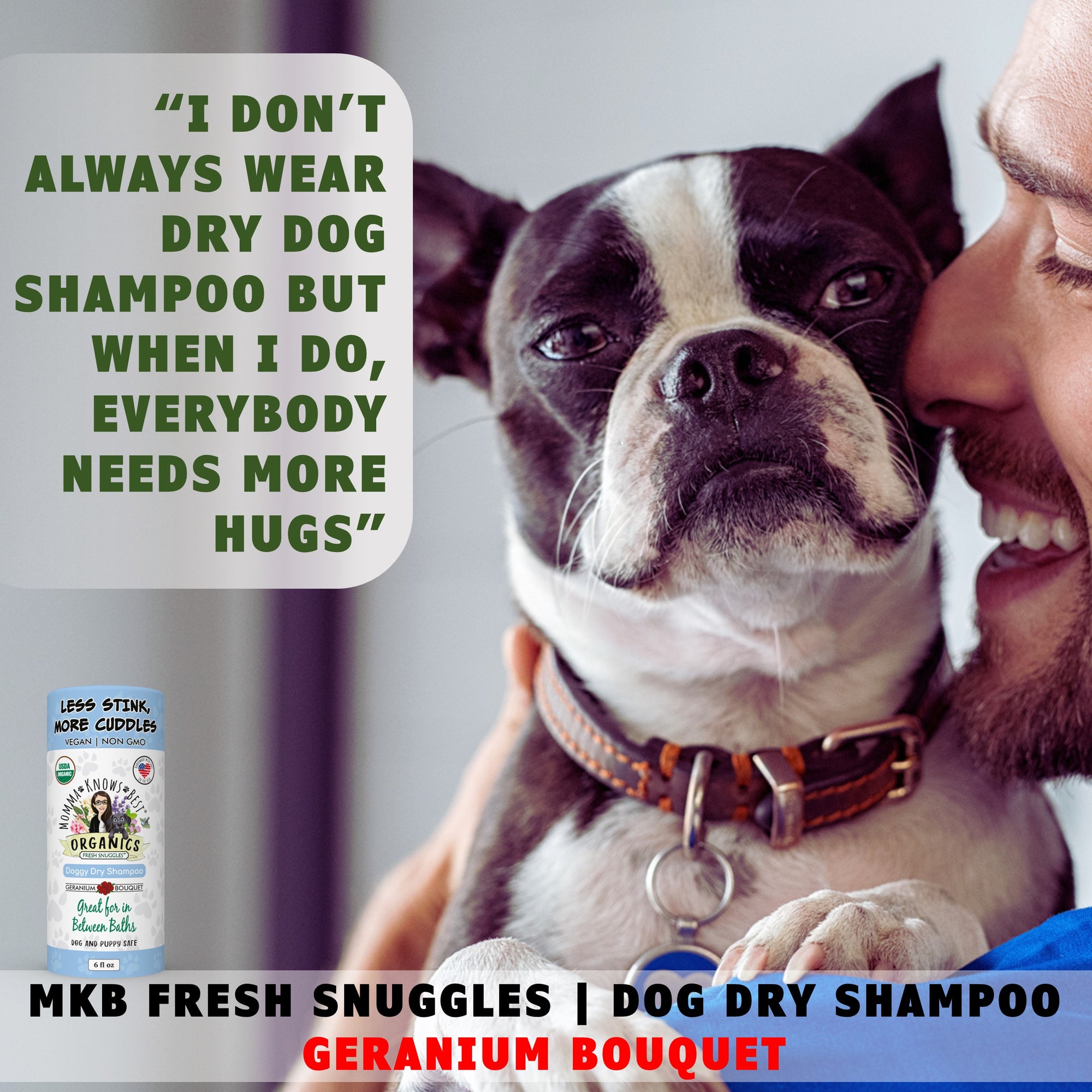 Dry dog shampoo organic