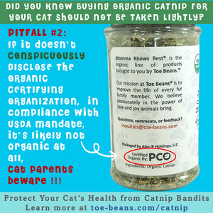 USDA organic catnip grown in the usa