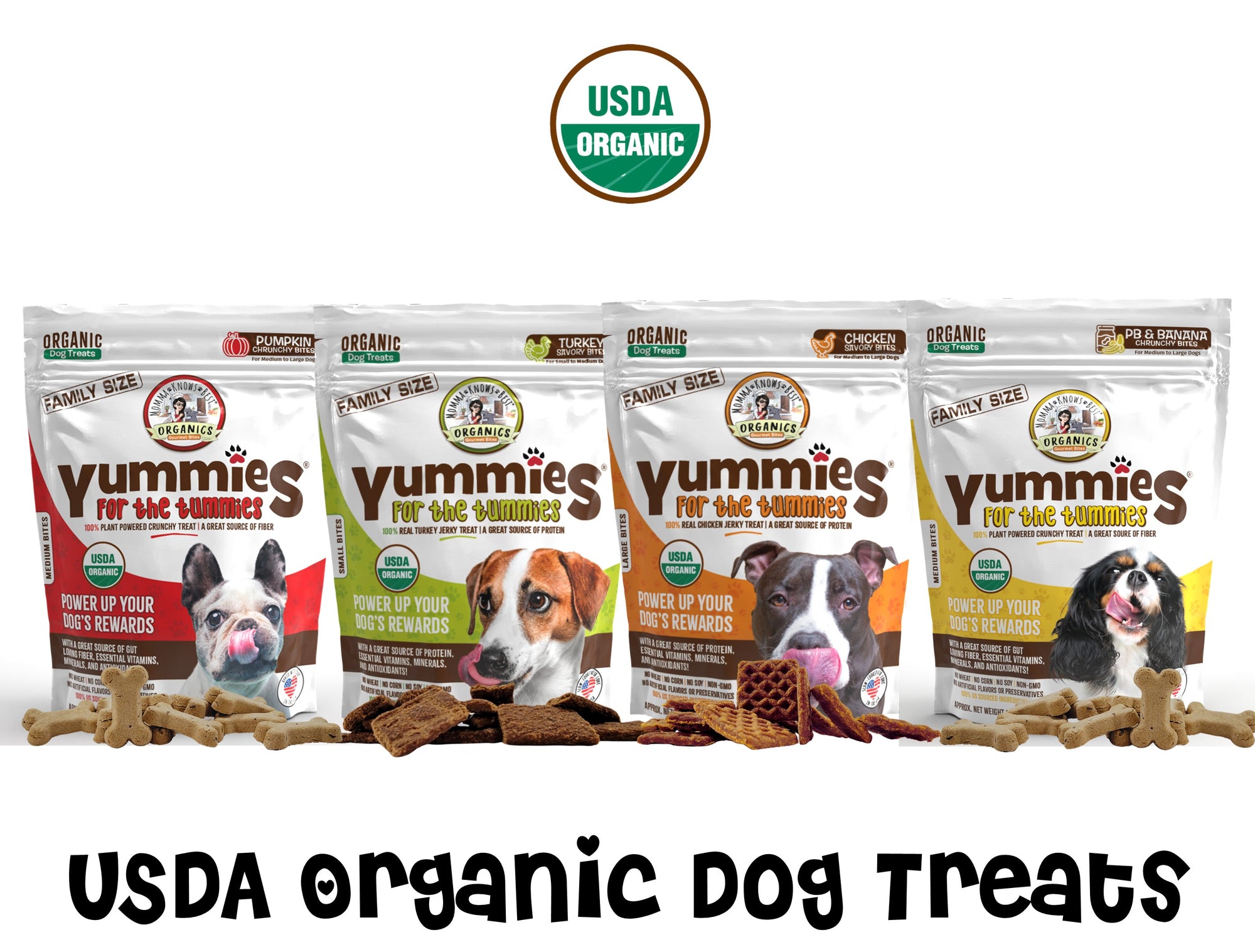 USDA organic dog treats collection