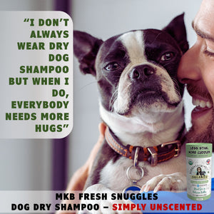 Unscented organic Waterless Dog Shampoo