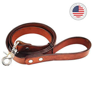 dog leash brown by toe beans