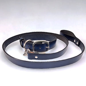 leather dog leash and collar by toe beans 3